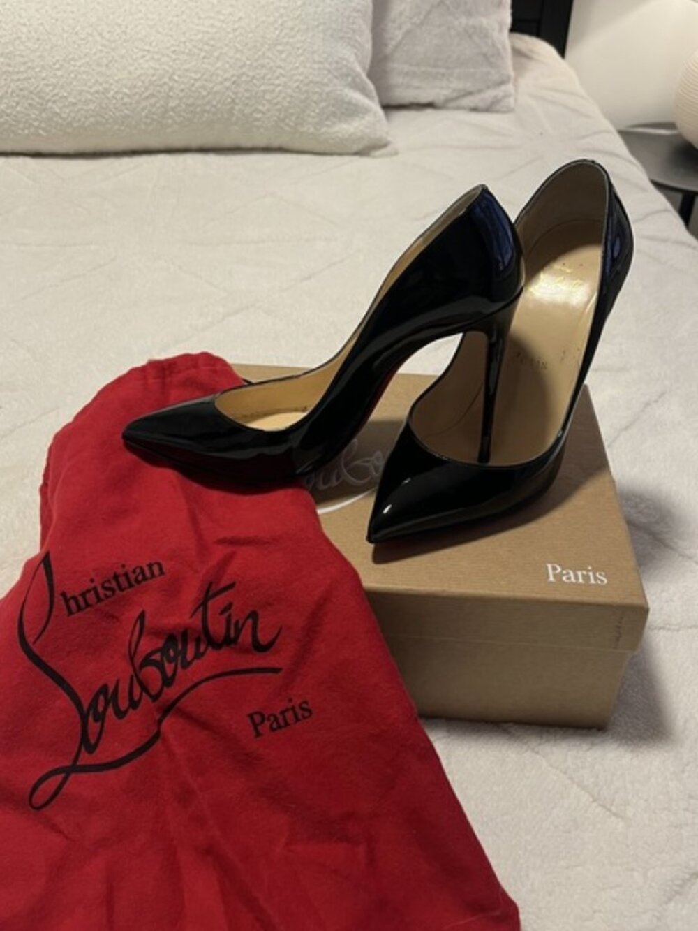 Christian Louboutin | Pigalle Follies 100 Patent Leather Pumps